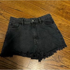 Pacsun Black Jean Shorts size 6